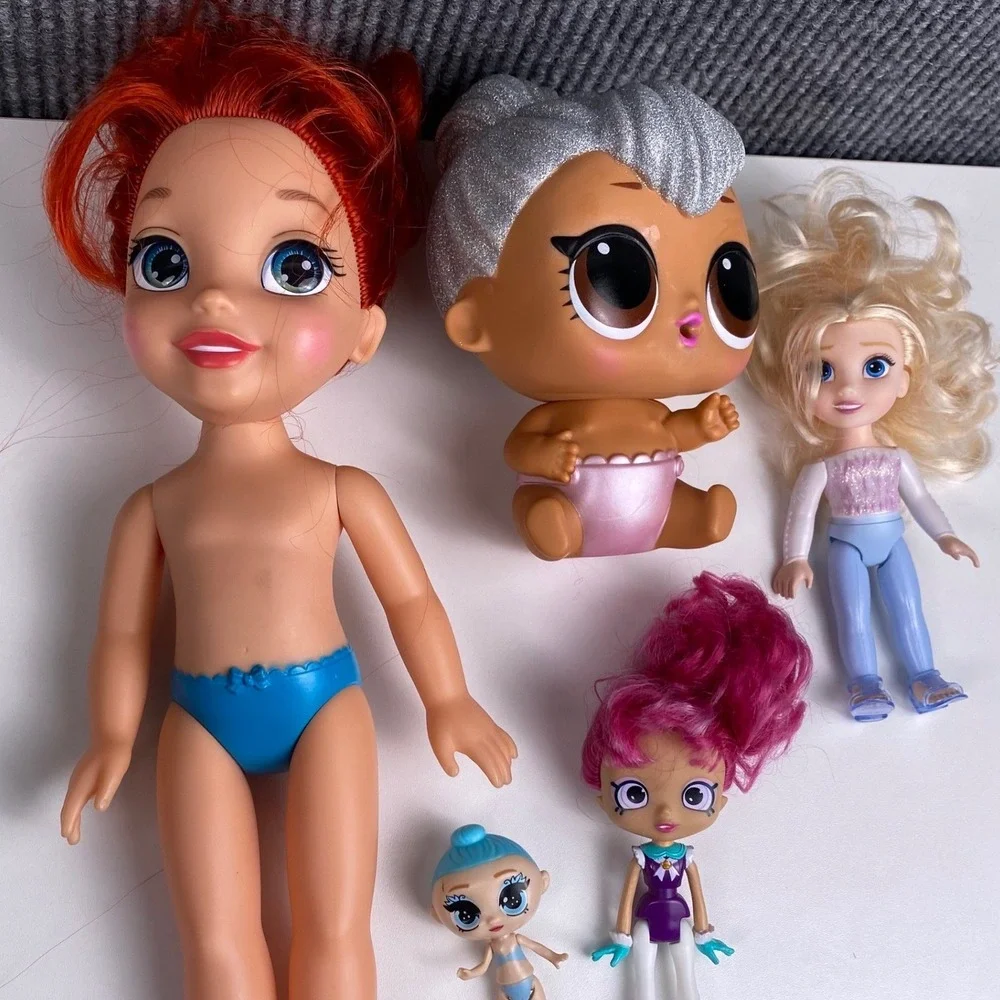 Doll Lot LOL Surprise Big Baby MC Swag Ariel Fashion Dolls Mini Figures 5pc‎